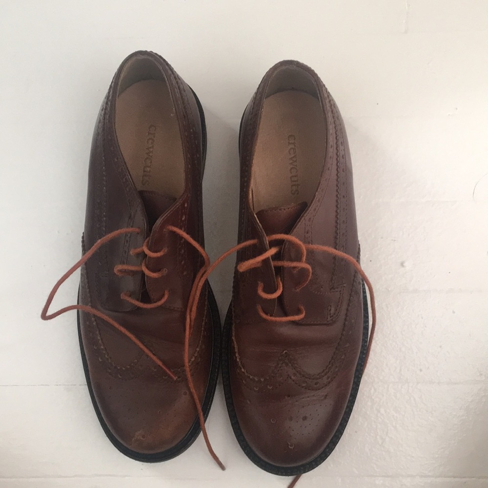 Crewcuts Boys Leather Dress Shoes